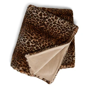 Skinnwille fake fur Pledd - Leo