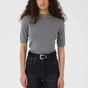 GZAsia SS High Neck Medium Grey Mélange
