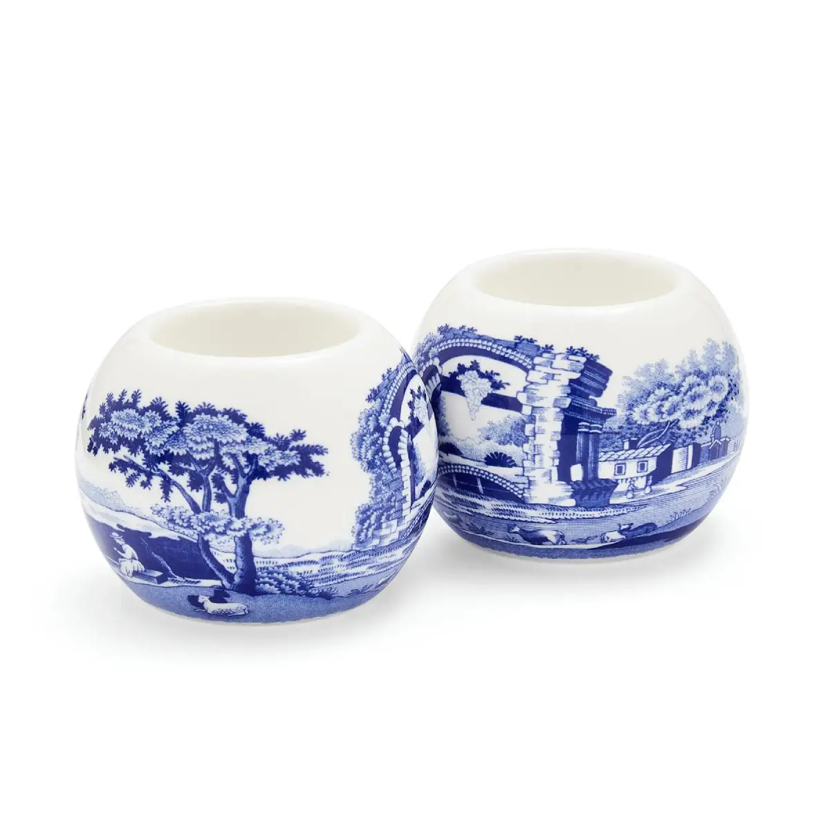 Spode Blue Italian Telysholdere 2-pack - Image 2