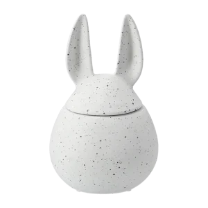 Eating Rabbit Small White Dot