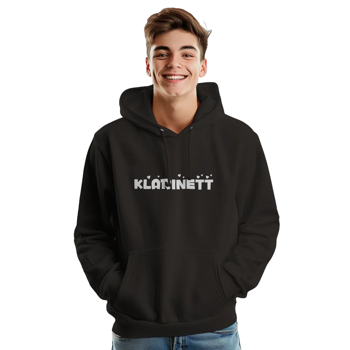 Klarinett - Premium unisex pullover hoodie | JustHoods JH001 - Image 8