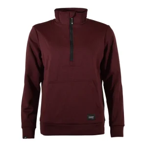 Tago Halfzip Sweatshirt | Dame Bordeaux