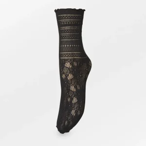 Bloom Lace Sock Black