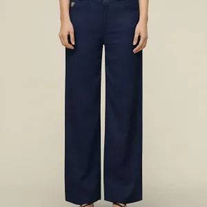 Culotte 8032 Linen Summer Navy