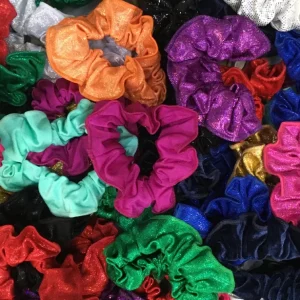 Scrunchies | Hårbånd Lilla minidot