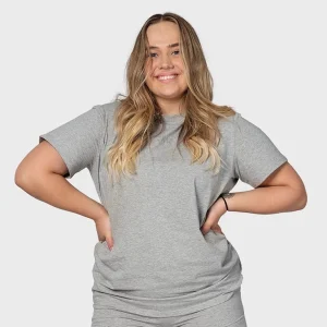 Oversized tee - Gray melange