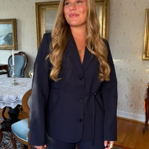MSCHFreylia Straight Blazer Mari Blue Mel