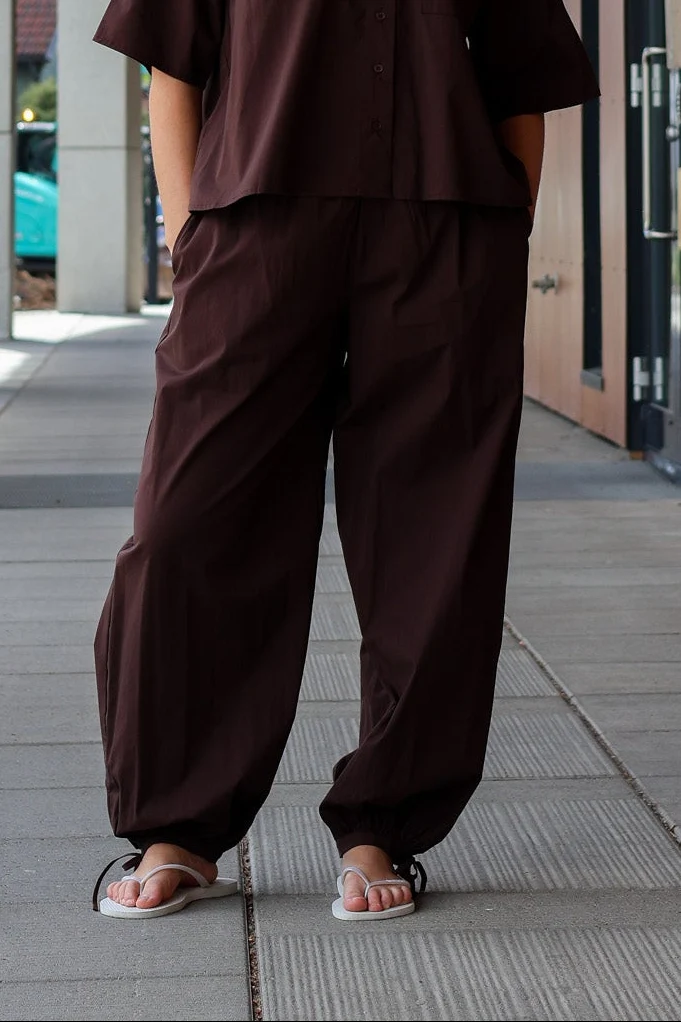 Otilia String Shirt Dark Brown - Image 7
