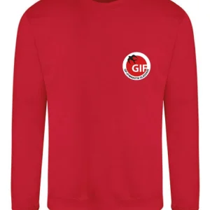 GIF Sweatshirt | Unisex Rød