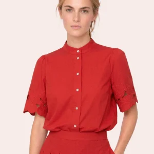 JeanieGO Blouse Red