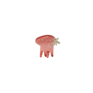 Small Strawberry Hairclaw Cranberry