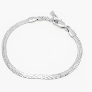 Bone Bracelet Silver