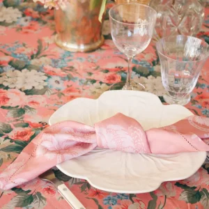 Napkin Linen Stripe Retro Wallpaper