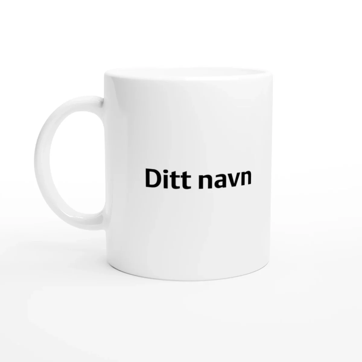 Hvitt keramikkkrus - 11 oz Fana Wado-Ryu Karateklubb Med personlig navn på - Image 4