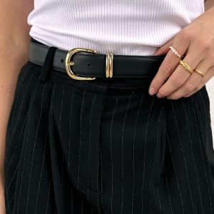 Beatrice Belt Leather Black
