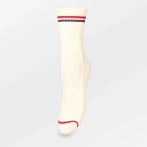 Sporty Cotta Sock Buttercream White