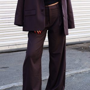 GZPaula MW Pants Deep Plum