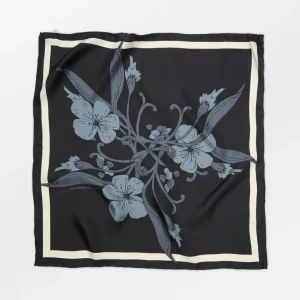Magna Flower Sia Scarf Black