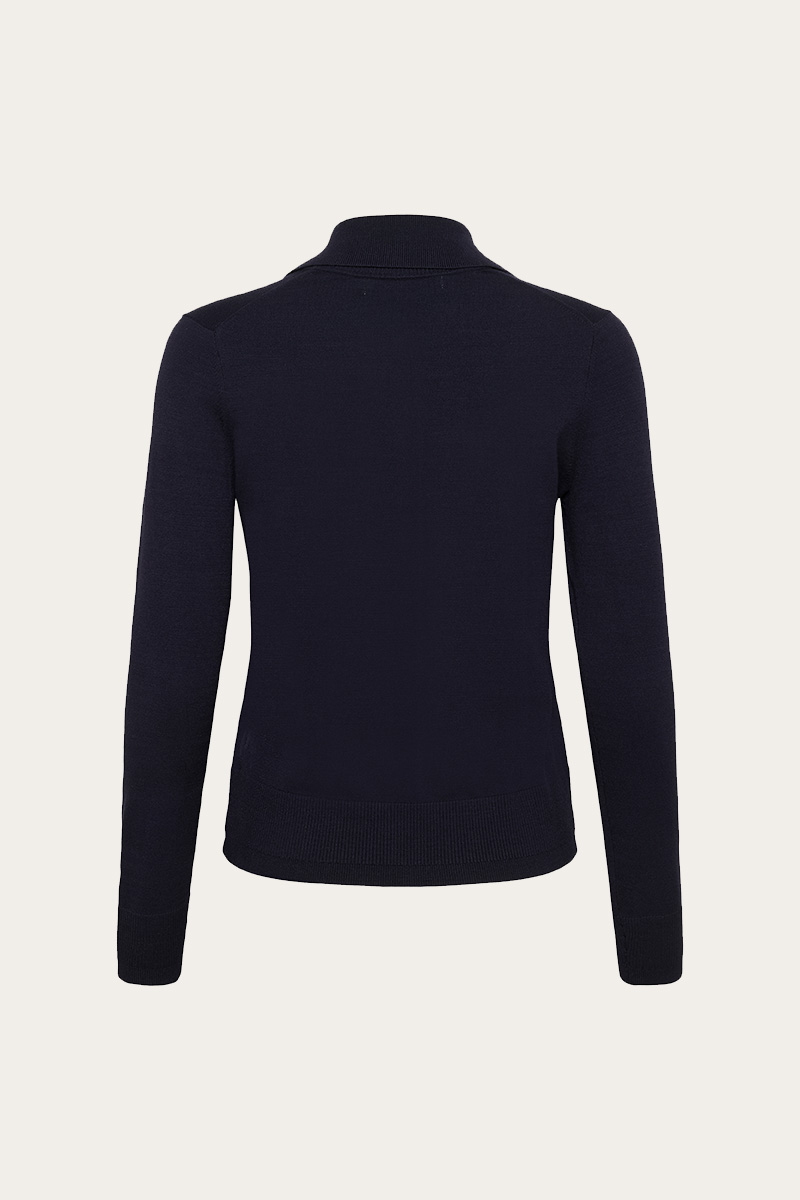 MikoIW Core Cardigan Blue Marine - Image 3