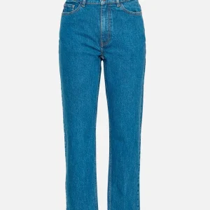 MSCHEDI Ada HW Slim Ankel Jeans Mid Blue Wash