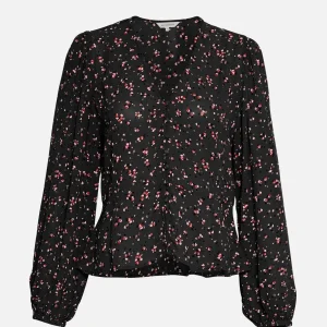 Orabella Shirt AOP Black Flower