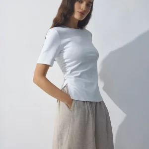 MSCHViana Ginia HW Shorts Sand Melange