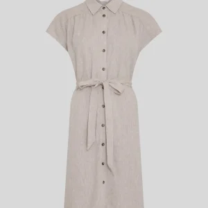 MSCHViana Ginia SS Shirt Dress Sand Melange