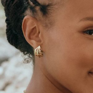 Petal Studs S Gold