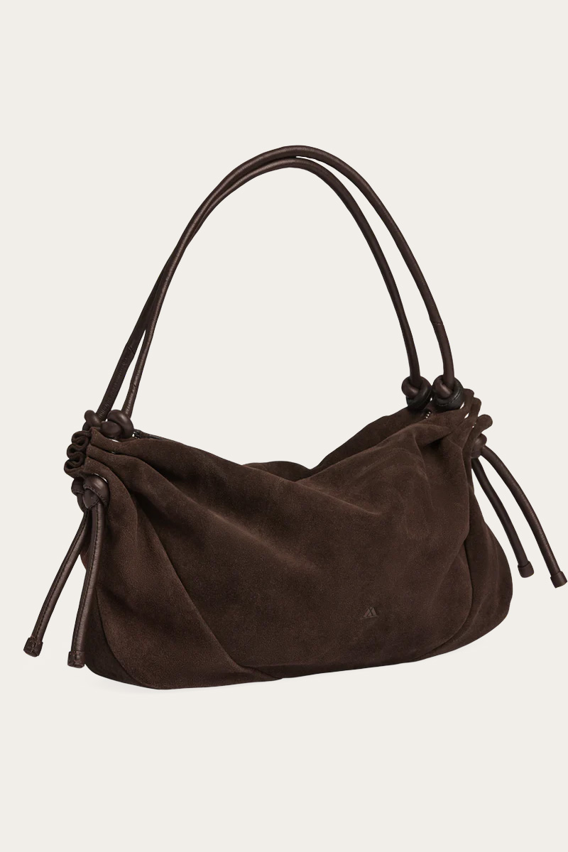 ReignMBG Bag Suede Dark Brown - Image 3