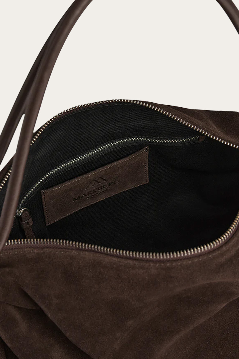 ReignMBG Bag Suede Dark Brown - Image 4