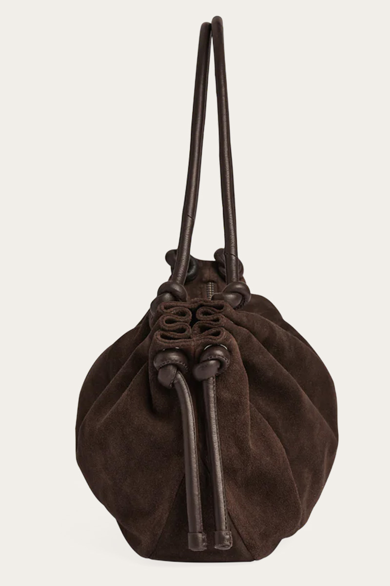 ReignMBG Bag Suede Dark Brown - Image 5