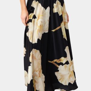 Savannah Skirt Gold Maxi Flower
