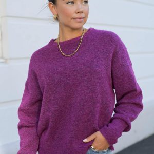 Silja O-Neck Purple