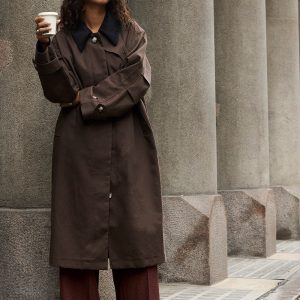 SLJennah Cade Coat Chocolate Brown