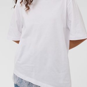 SLJina Lace Tee Bright White